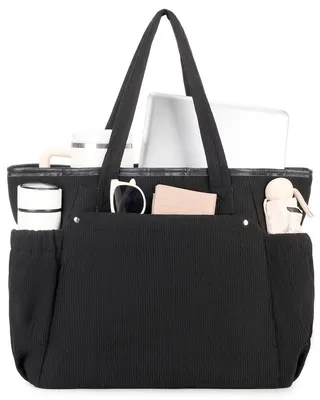 Imagen del producto de Funda para portátil grande, color , bolso de hombro de gran tamaño, ideal para la escuela y el trabajo