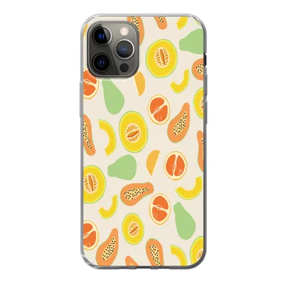 Produktbild von MuchoWow® Handyhülle Schutzhülle Hülle für iPhone 13 Pro Obst - Muster - Melone Silikon Softcase Handy Hülle - Handy-Tasche