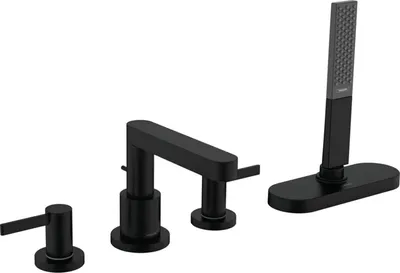 Obrázek produktu pro Baterie na okraj vany hansgrohe Finoris černá 76444670