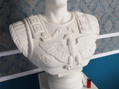 Image de Buste design de l'empereur Auguste Figure Statue Sculpture Figure Décoration