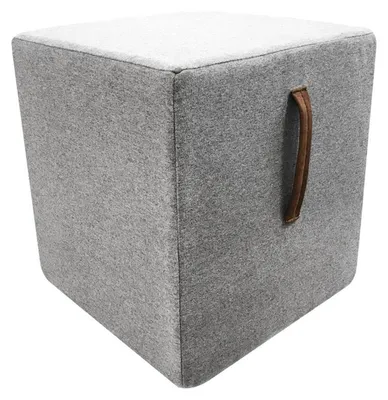 Image de Pouf Tabouret de pied rond Tabouret rembourré Tabouret de siège Ottomane Tabouret cube Nouveau