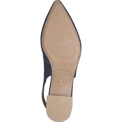Obrázek produktu pro Tamaris dámské lodičky kožené slingback na špičatém podpatku 1-29500-42, velikost:37 EU, barva:modrá