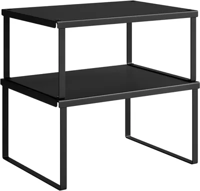 Produktbild von WOLTU Gewürzregal, 2er Set, Küchen Organizer stapelbar, erweiterbar, 22x30x15 cm + 21x30x13 cm