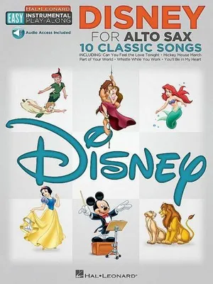 Produktbild von Disney - 10 Classic Songs - Easy Instrumental Play-Along for Alto Sax (Book/Online Audio)