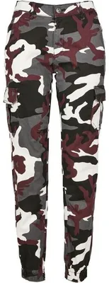 Immagine prodotto di Urban Classics Donna - Tubi Cargo Stretch a vita alta -