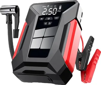 Obrázek produktu pro Pomoc při startování automobilu, vzduchový kompresor, powerbanka, 28000 mAh