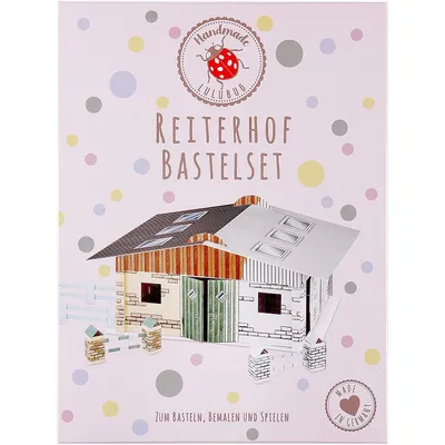 Produktbild von Reiterhof 3D BastelSet basteln,malen,spielen