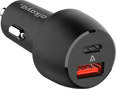 Produktbild von alkaya 2x Faster KFZ-Ladegerät für Zigarettenanzünder 48W Schwarz