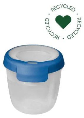 Produktbild von Curver Grand Chef Frischhaltebehälter rund 0,4l transparent dunkelblau