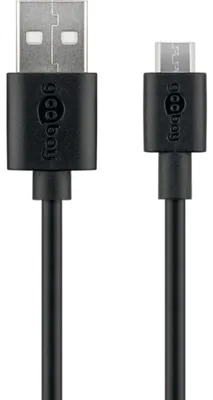 Obrázek produktu pro Goobay 46800, 1 m, USB A, USB B, USB 2.0, 0,48 Gbit/s, Černá