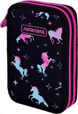 Produktbild von AstraBAG UNICORN SQUAD Doppeldecker-Federtasche mit Mine, AC21, 503024051