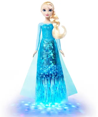 Produktbild von Disney Frozen Disney Die Eiskönigin Singende Elsa-Modepuppe, singt „Lass jetzt los“ in vier Sprachen, Modepuppe, Weiblich, 3 Jahr(e), Junge/Mädchen, Mit Ton, Lichteffekte