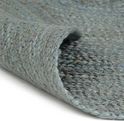 Obrázek produktu pro vidaXL Koberec ručně vyráběný z juty kulatý 120 cm olivově zelený