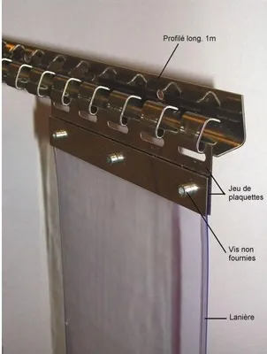 Produktbild von Halterung für Schutzleine 1000 mm Edelstahl