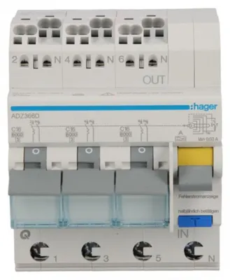 Produktbild von Hager ADZ366D, 230 V