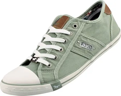 Produktbild von Mustang Damen Low Sneaker Low Top 1099310 Grün