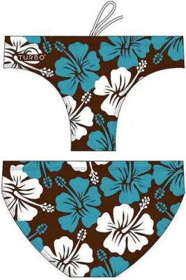 Produktbild von Turbo Surf Flower Badeslip Braun S Herren Braun S
