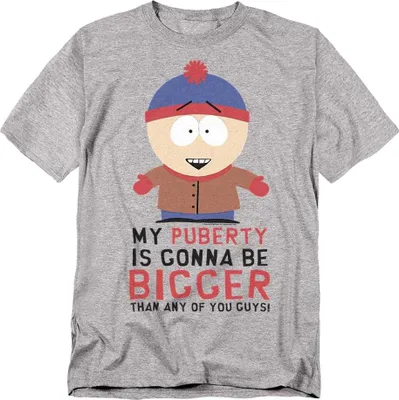Image de South Park - T-shirt "Puberty" pour homme/femme Unie TV29339 (5XL) (Heather sportif)