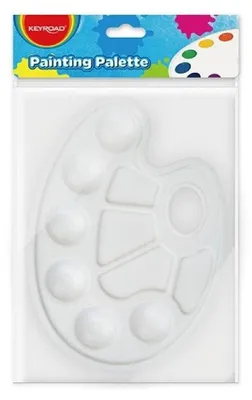Image de Keyroad Palette de peintre blanche