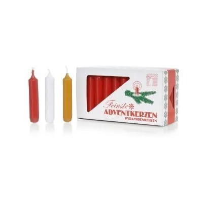 Produktbild von Pyramidenkerzen Natur 77 x Ø 15 mm, 40 Stück