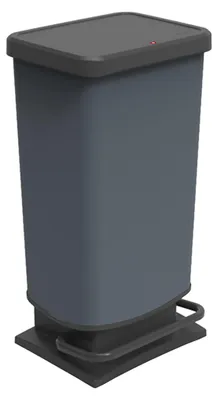 Produktbild von Rotho Abfalleimer 40 L Paso - Treteimer Geruchsdicht - Abfallbehälter 35,3 x 29,5 x 67,6 cm - Mülleimer mit Softclose - Tretabfalleimer