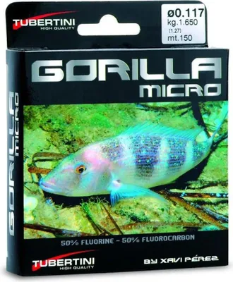 Produktbild von Tubertini Gorilla Micro Flurocarbon 150 M Durchsichtig 0.123 mm Durchsichtig 0.123 mm
