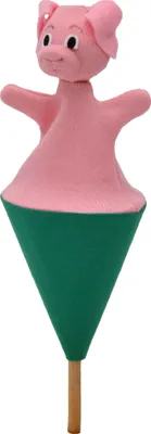 Produktbild von Tütenkasper / Tütenpuppen Schwein 20 cm Mehrfarbig, 13354B