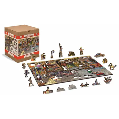 Produktbild von WOODEN CITY Holzpuzzle Im Spielzeugladen 2in1, 400 Teile ECO