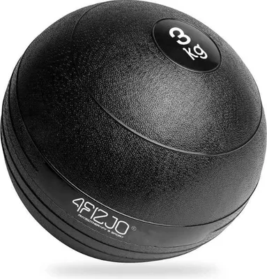 Immagine prodotto di Palla medica 4FIZJO Slam Ball, PVC, antiscivolo, anti-rimbalzo, allenamento della forza 3 kg