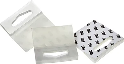 Zdjęcie produktu dla 3M 1075, Przezroczysty, Kwadrat, Poliester, Guma, 50,8 mm, 50,8 mm