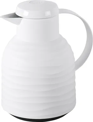 Produktbild von EMSA Isolierkanne Samba Wave 1,0l weiß, 1 l, Weiß, Polypropylen (PP), 178 mm, 145 mm, 215 mm