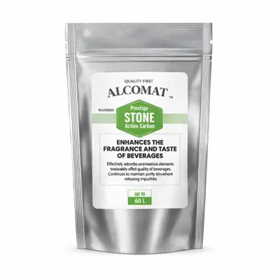 Zdjęcie produktu dla Alcomat Prestige STONE Active Carbon | z węgla kamiennego | wzmacnia zapach i smak | poprawia smak alkoholu | do 60 l | 1 sztuka