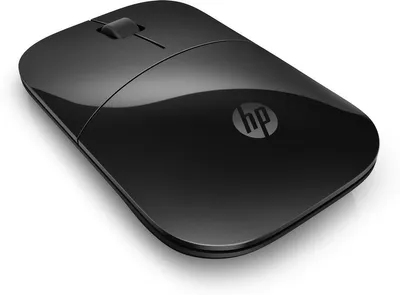 Produktbild von HP Z3700 Wireless-Maus, Schwarz, Beidhändig, Optisch, RF Wireless, 1200 DPI, Schwarz