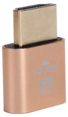 Obrázek produktu pro Simulátor 4K displeje s rozhraním HDMI a zásuvkou pro výměnu za provozu (zlatý)