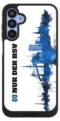 Produktbild von NIVOCASE Handyhülle für Samsung Galaxy A15 5G  Hülle NIVOpure Case Schwarz Bundesliga HSV Offizielles Lizenzprodukt