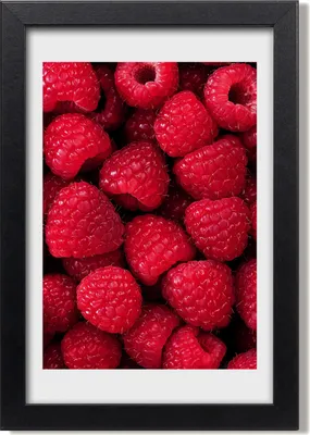 Produktbild von Bild 20x30 MDF-Rahmen, Wandkunst Himbeeren