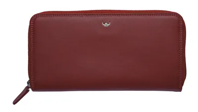Produktbild von Golden Head Geldbörse Polo RFID Protect Zipped Ladies Purse Wallet Red dunkelrot