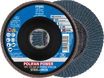 Produktbild von PFERD 67784126, 12,5 cm, 12200 RPM, 40 g, 10 Stück(e)