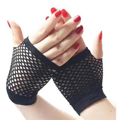 Produktbild von Erogance Handschuhe - Fingerless Fishnet