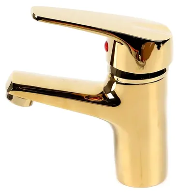 Produktbild von Wasserhahn Retro Nostalgie Drache Waschbecken Messing Mischbatterie Wasserhahn Vintage Waschbeckenarmatur Nostalgie Einhebelmischer Mischbatterie für Badezimmer, Gold