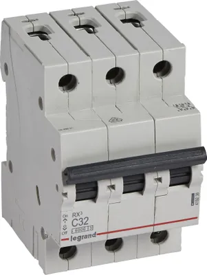 Image de Legrand RX3, Disjoncteur miniature, Type C, IP20, 360 - 440 V