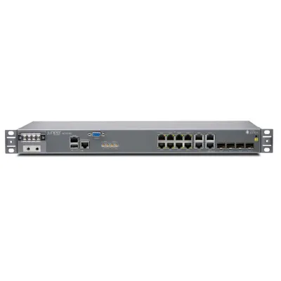 Produktbild von Juniper ACX1100, 10, 100, 1000 Mbit/Sek, 10/100/1000Base-T(X), Ethernet (RJ-45), 1U, Grau, 90-240V