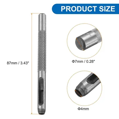 Zdjęcie produktu dla Lochstanzer okrągły, 4 mm, ze stali węglowej, do skóry i papieru