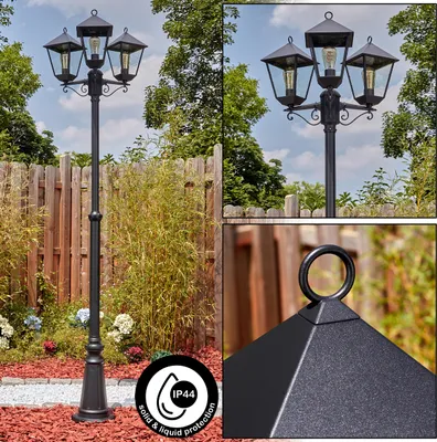 Produktbild von Bormida Außenwegeleuchte aus Metall/Glas in Schwarz/Klar