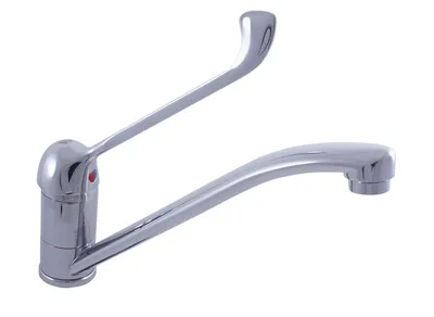 Zdjęcie produktu dla Bateria zlewozmywakowa z dźwignią medyczną, Kolor: chrom, Wymiar: 1/2'' (SA605.5)