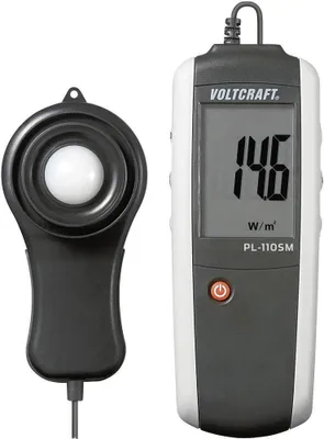Produktbild von VOLTCRAFT PL-110SM PL-110SM Luxmeter 0 - 1999 W/m²