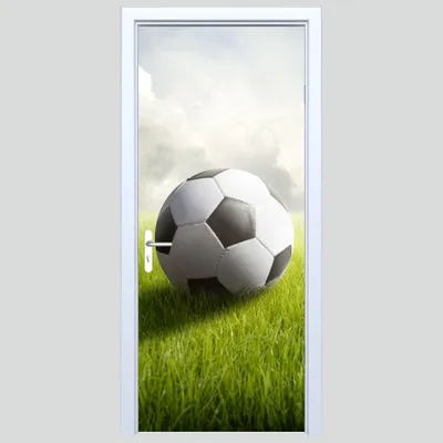 Produktbild von Türaufkleber aus Fußball-Rasenstoff 463PD