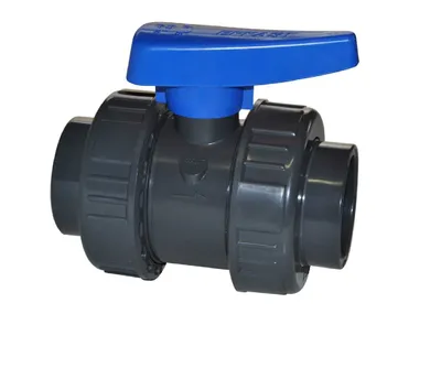 Produktbild von Effast Kugelhahn Kugelventil 50 mm PVC mit beisdeitiger Klebemuffe