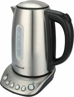 Immagine prodotto di Bollitore - BRANDT - BO1202B - 1,7 L - 5 temperature + mantenimento in caldo - acciaio inox e nero