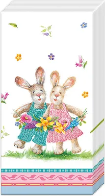 Produktbild von Papiertaschentücher im Design Dance, 4-lagig, 10 Stück, 21x21 cm ausgefaltet
